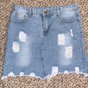 Jean Skirt size M